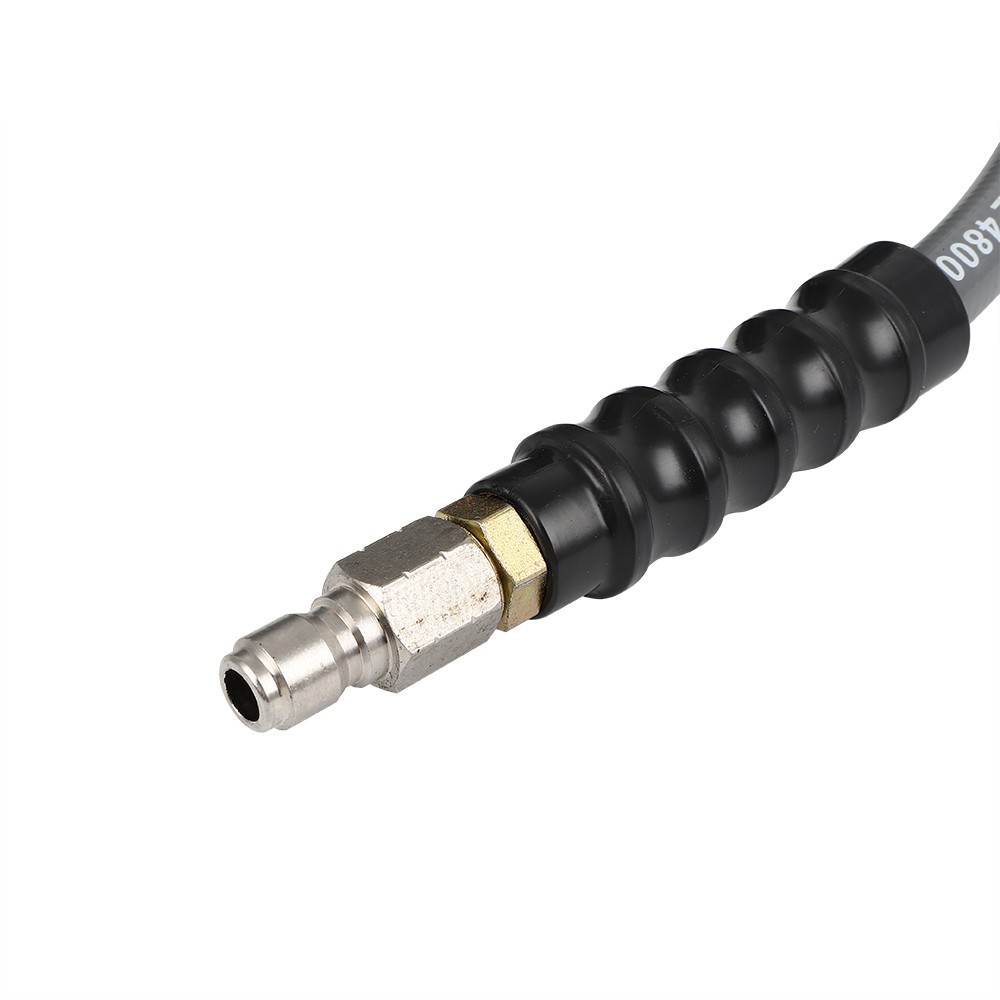 50′ x 3/8″ High Pressure Washer Hose Gray Brand New 4800psi