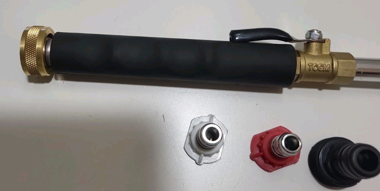 Pressure Washer Wand Quick Connect Nozzle Adapter Brass Metal Cold Water New