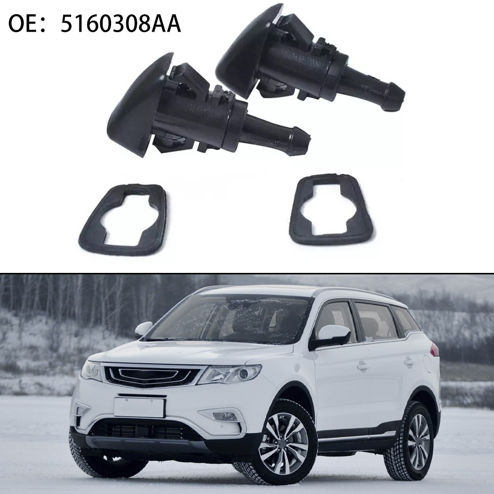 Plastic Windshield Spray Nozzle Washer Wiper Sprinkler For CHRYSLER 5113049AA