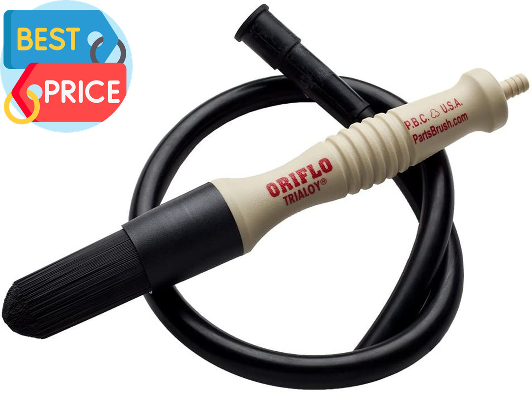 Oriflo with Hose (OR101H) Flow-Thru Parts Washer Brush (10.25 Inches, 4.25 Ounce