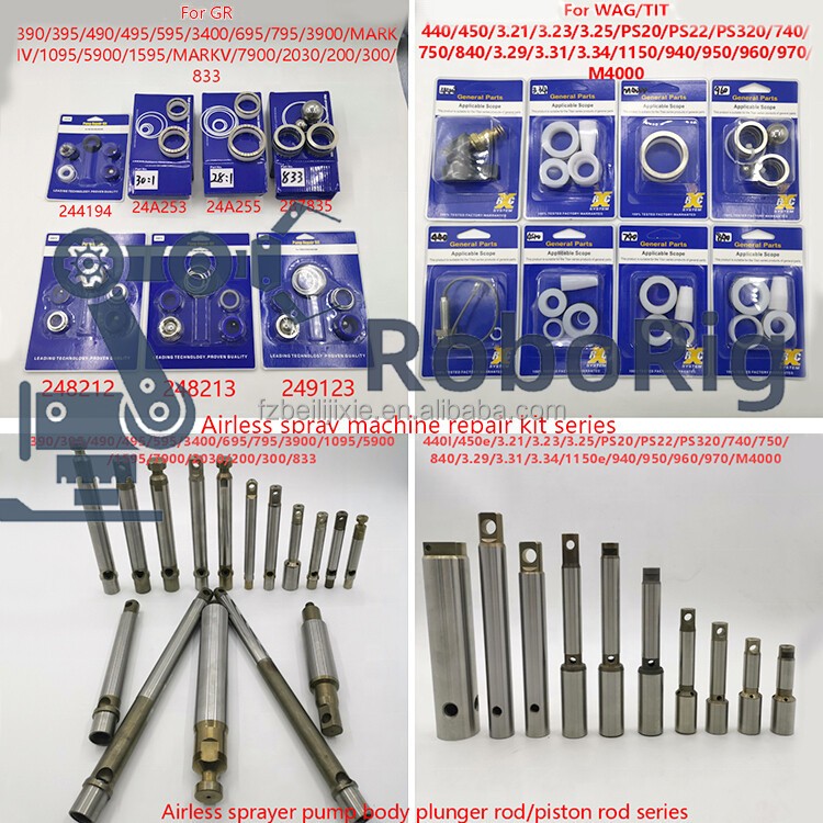 180CC Pneumatic airless sprayer pump Pump body assembly 24B822 for Xtreme X40X70