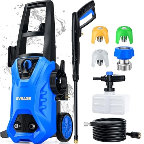 EVEAGE Electric Pressure Washer 4200 PSI 2.8 GPM Power – YLQ5662K-170A