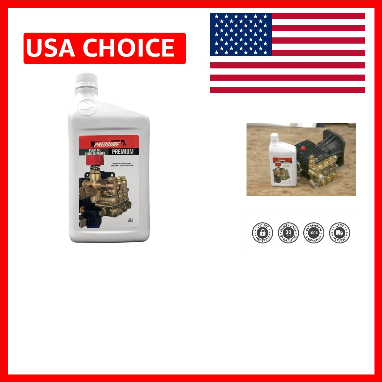 1L Pump Oil for Gas Pressure Washers – Smooth Performance Guaranteed
