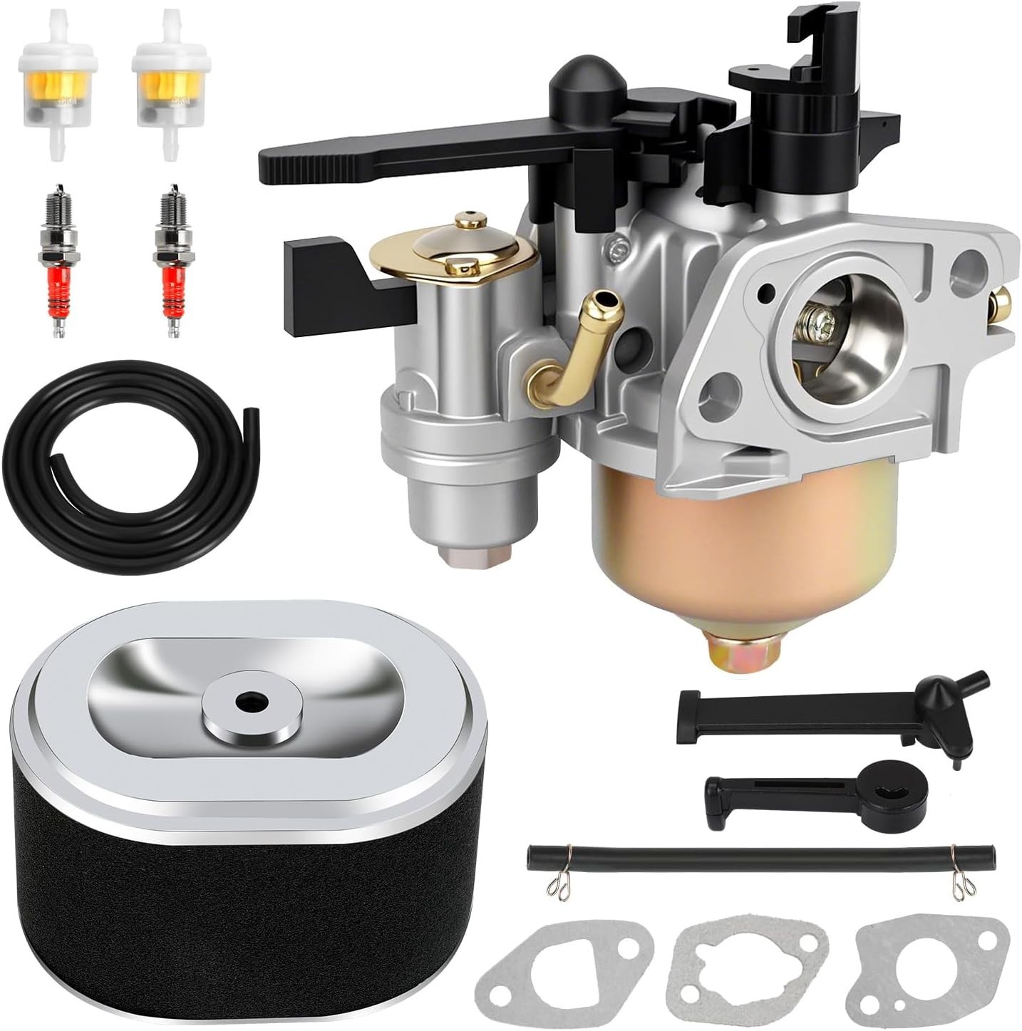 Powerhorse 750143 Carburetor with Enhanced Gasket & Extended Levers – 212cc 6HP