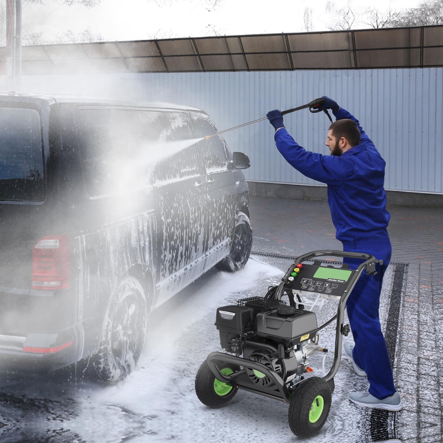 Environmental Compliant 4200PSI Gas Pressure Washer – Safe, Powerful Cleaning