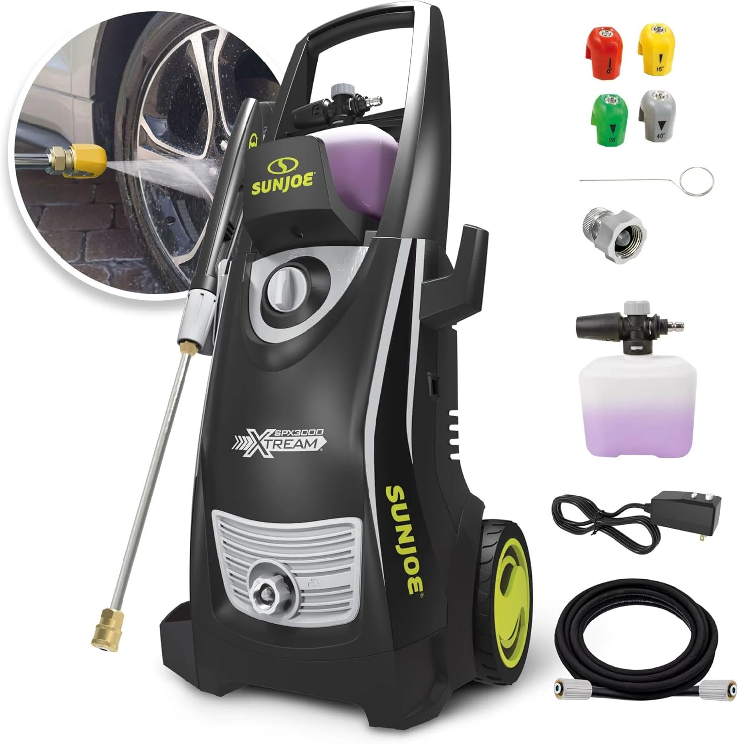 SPX3000-XT XTREAM 2,200 PSI Pressure Washer with 14.9A Motor, Includes 4 Quick-C