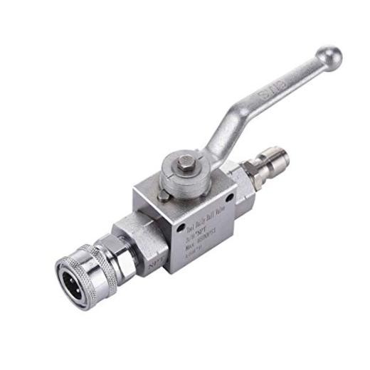 High Pressure Washer Ball Valve Kit, 3/8 Inch Quick A：3/8 inch Quick Connect