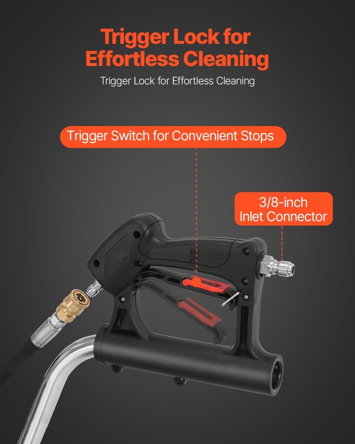 20 Inch Pressure Washer Surface Cleaner, 4000 PSI Stainless Steel Attachment …