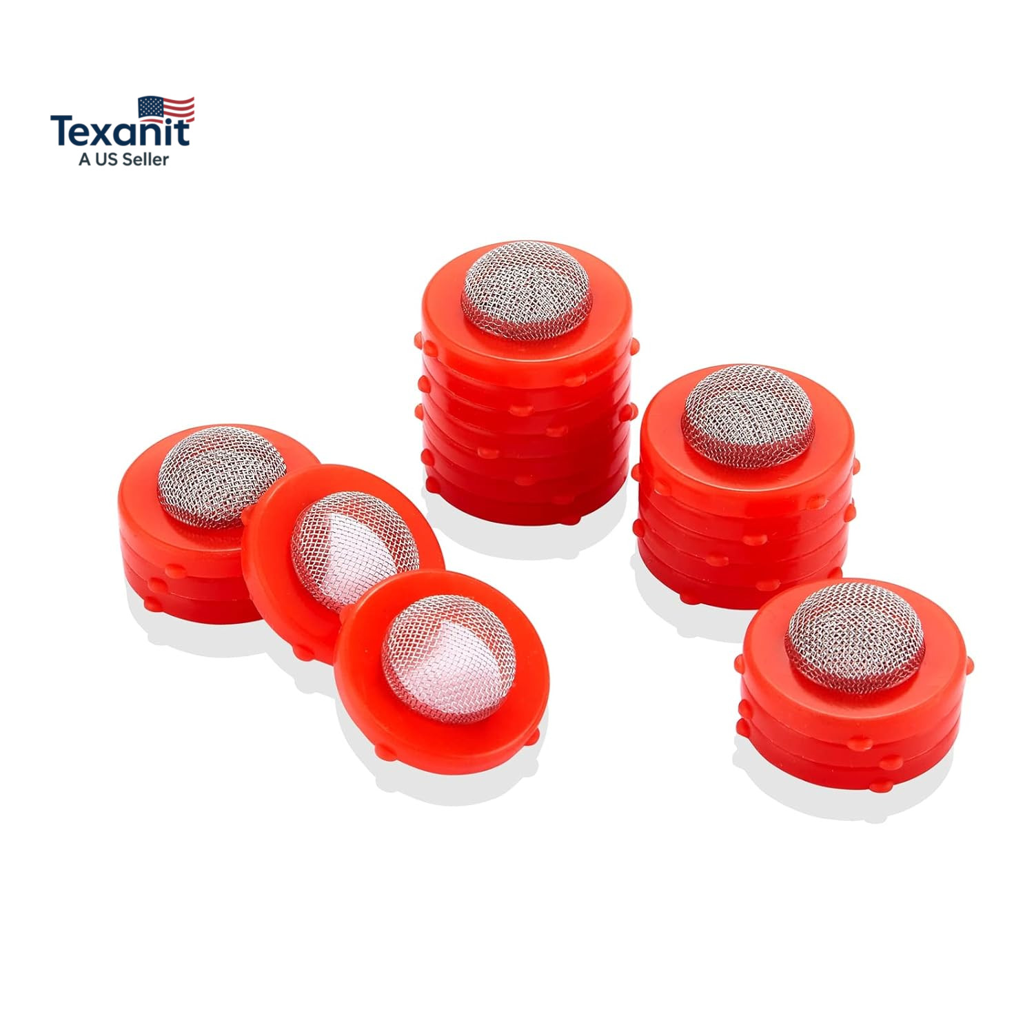 20 Pieces Stainless Steel Hose Coupling Filter Silicone Washers, Silicone Washer