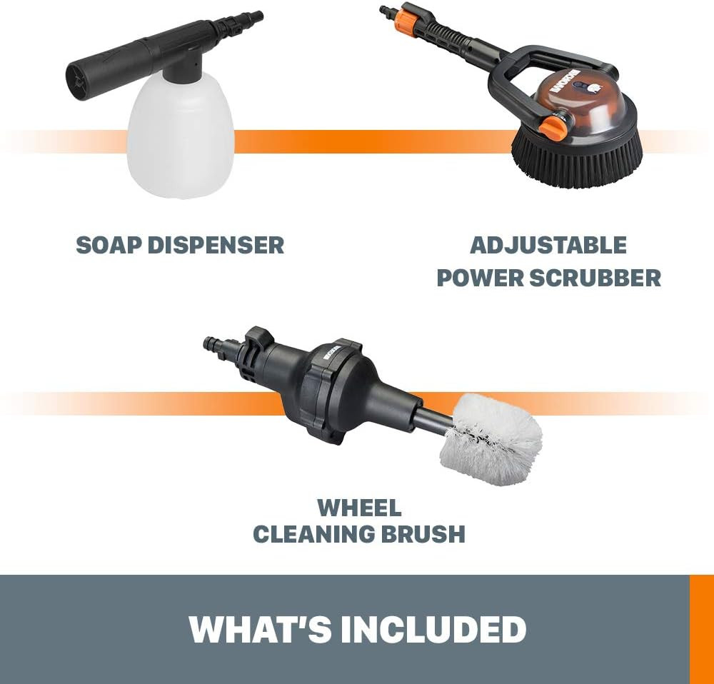 WORX Hydroshot Auto/Boat Cleaning Accessory Kit – WA4071