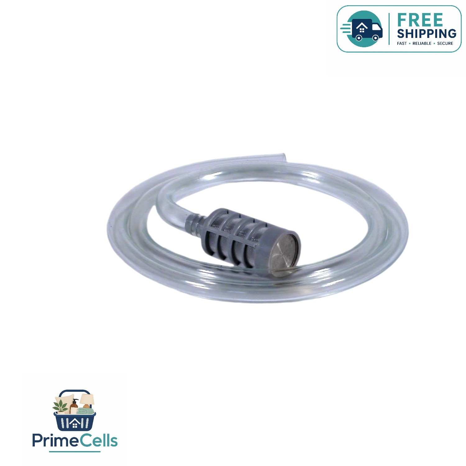 Pressure Washer Soap Tubing Kit – 3ft Gray Hose with Contamination Protection