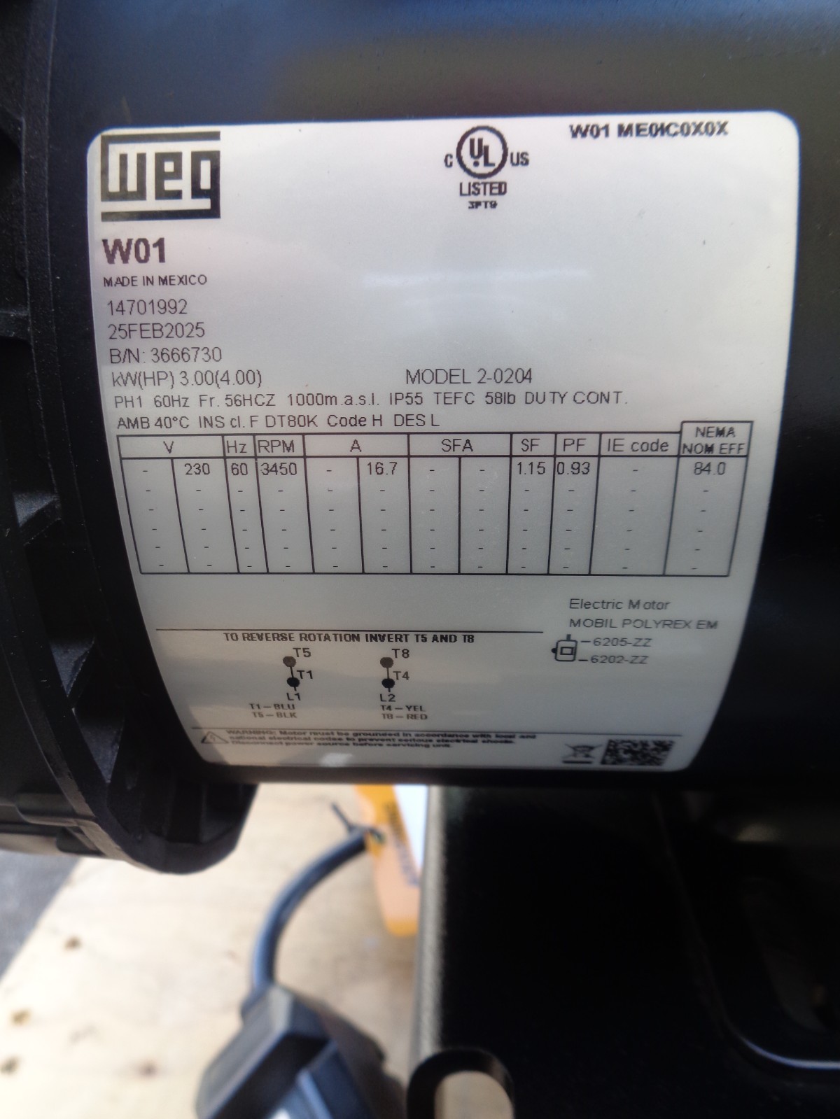 Mi-T-M GC-2003-0ME1 Electric Pressure Washer 230 V 2,000 psi, 2.8 gpm, 4 hp