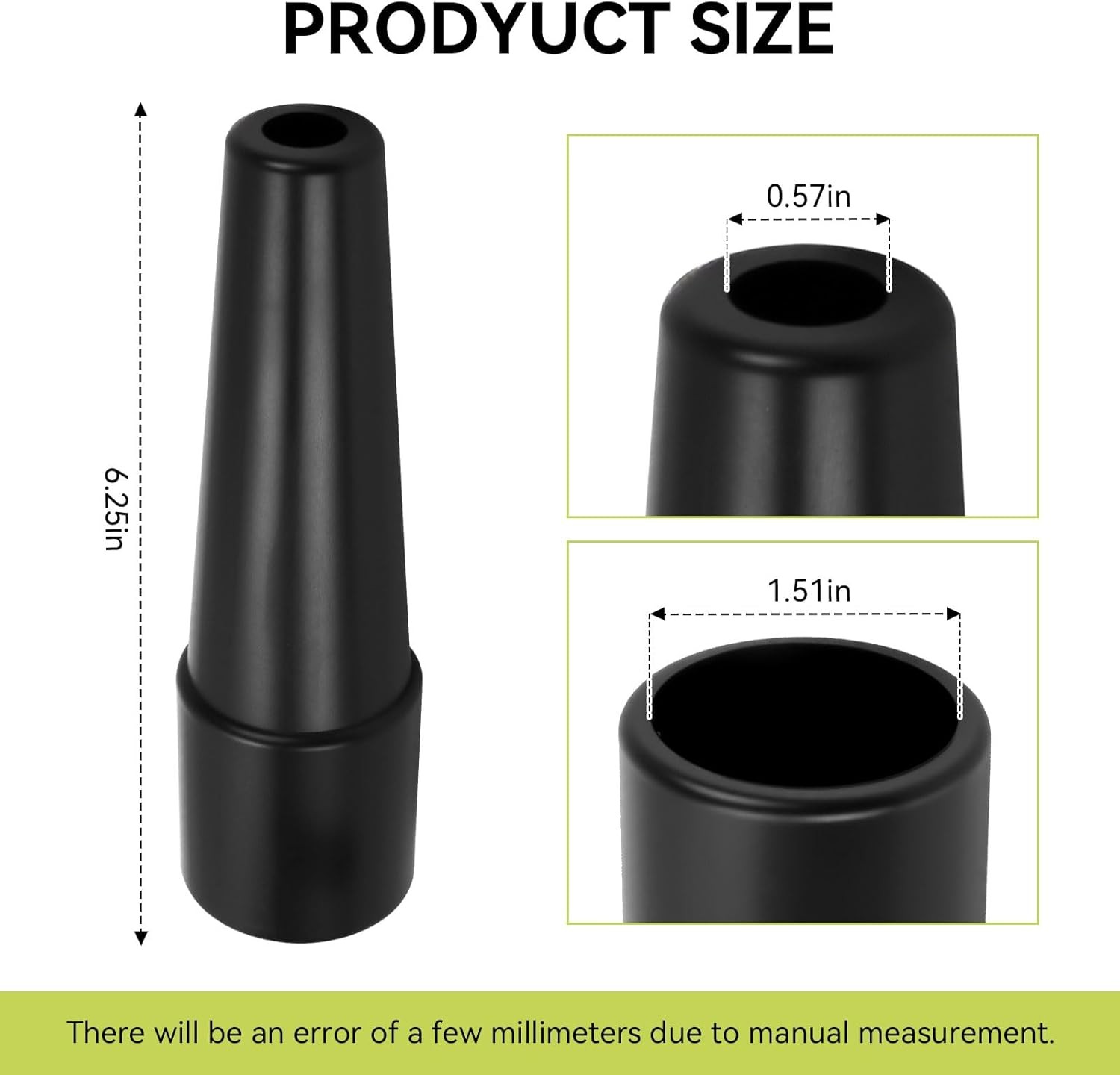 Heavy Duty Blower Nozzle MVC-195AA,Compatible With Metrovac Models B3 & Black