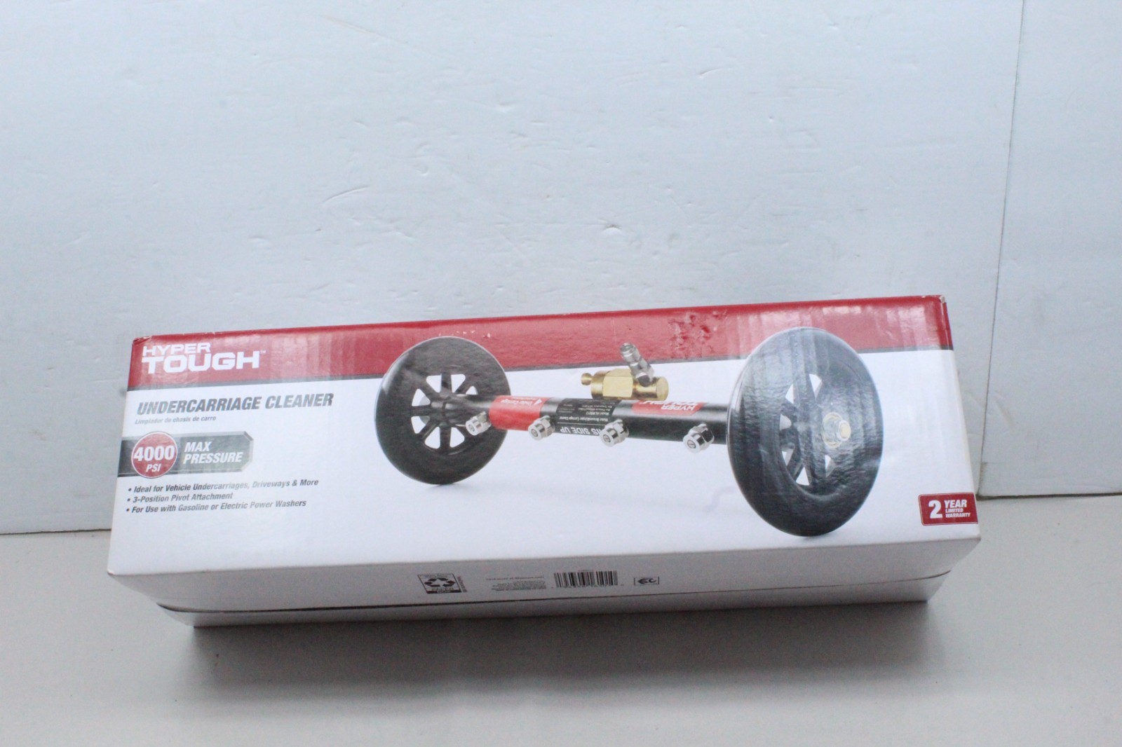 Hyper Tough Undercarriage Cleaner Pressure Washer Attachment, With Wand