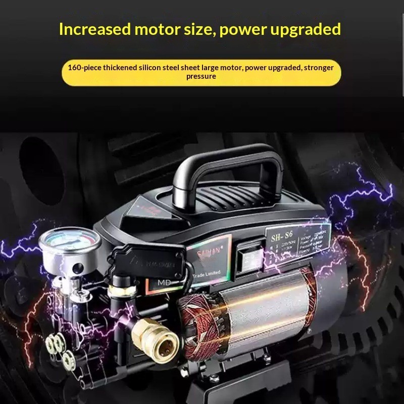 H9 High-Pressure Car Wash Machine Portable 220V Household Car Wash Wonder