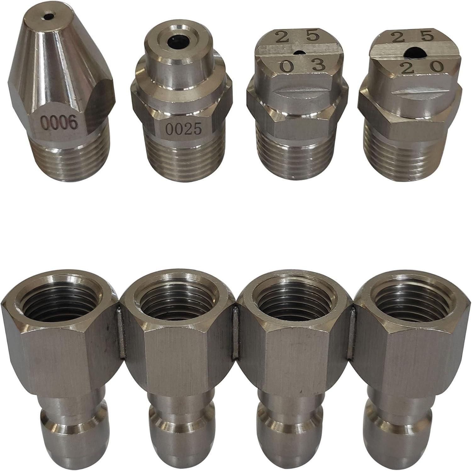 2.5 GPM Pressure Washer Nozzle,Jrod Tip Water Soft Wash Nozzle,J Rod 4 Way