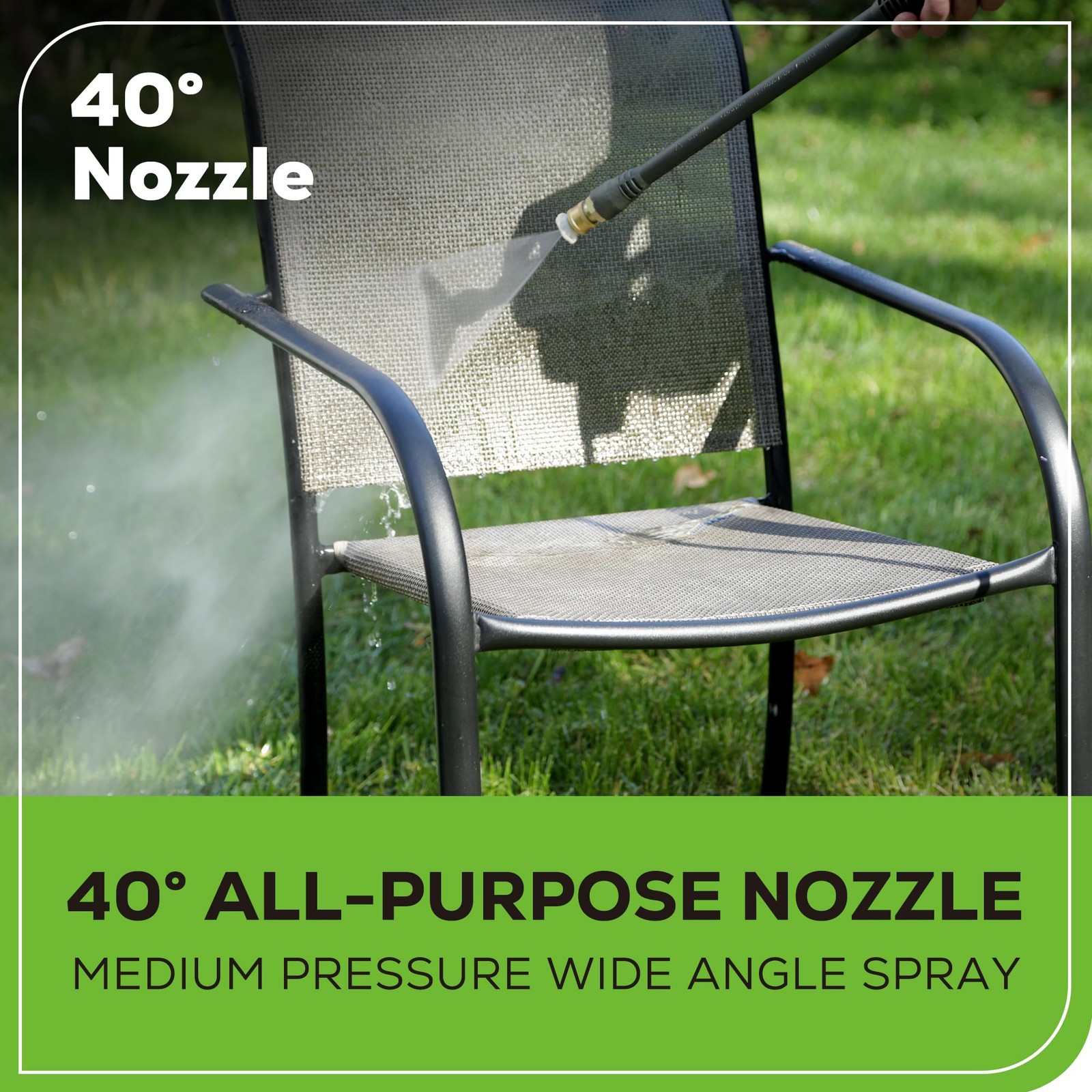 Greenworks 1600 PSI 1.2 GPM Electric Pressure Washer 25°, 40°, Soap Applicato…