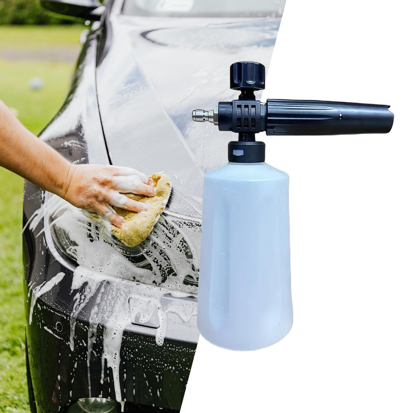Car Hand Pump Pressure Foam Sprayer Single Hand Pressure Quick Connector for