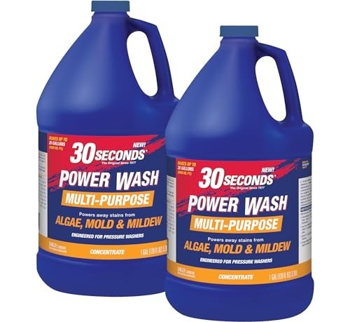 Powerful Pressure Washer Cleaner – Removes Algae, Mold, Mildew & Grime – 2 Pack