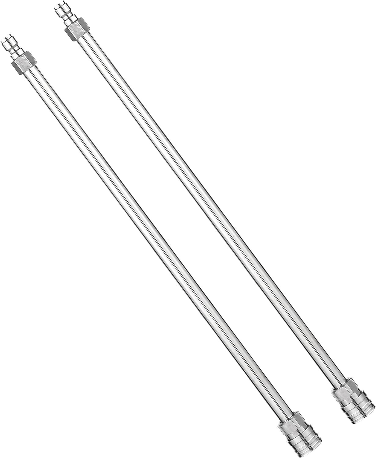 2-Piece 17 Inch Stainless Steel Pressure Washer Lance with 4000 PSI Performance