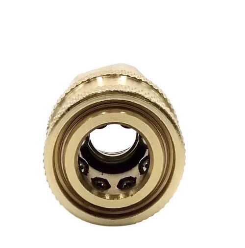 Pressure Washer Couplers Brass Fittings 2 Pack 3/8 Inch Quick Connect To Female