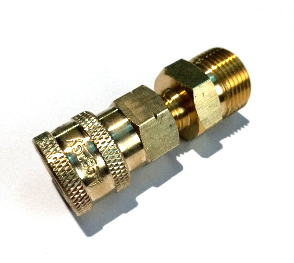Pressure Washer Shorty Wand M22 x 14mm Male 1/4″ Coupler – Karcher Style Twist