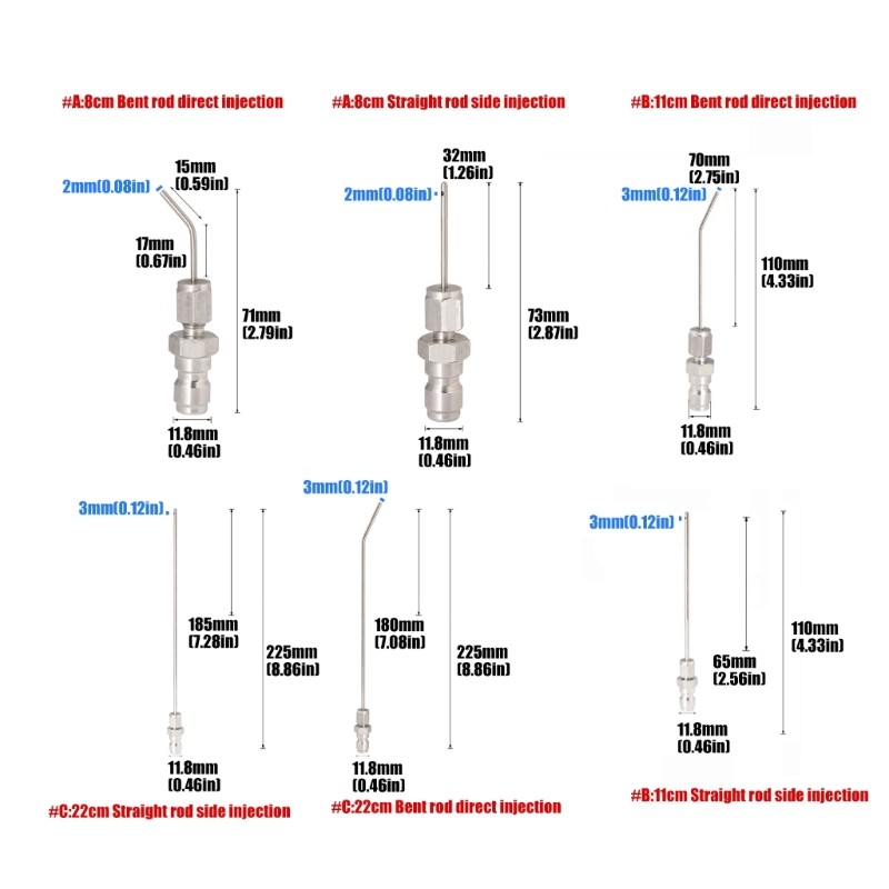 2Pieces Alloy Steel Pressure Washer Nozzle Kit Ideal for Vehicle Driveway Clean
