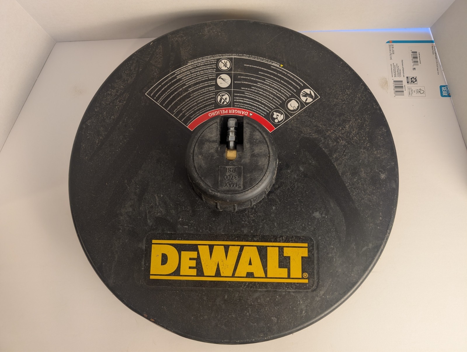 DEWALT DXPA37SC 18″ Surface Cleaner for Pressure Washer Steel Deck 3700 Psi