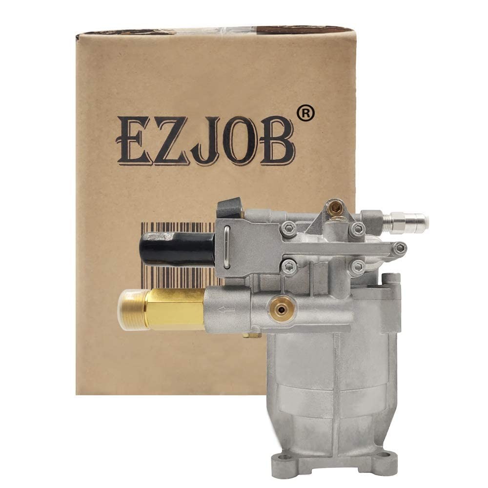 2400-2800PSI Pressure Washer Large, Silver 3/4” Horizontal Pump