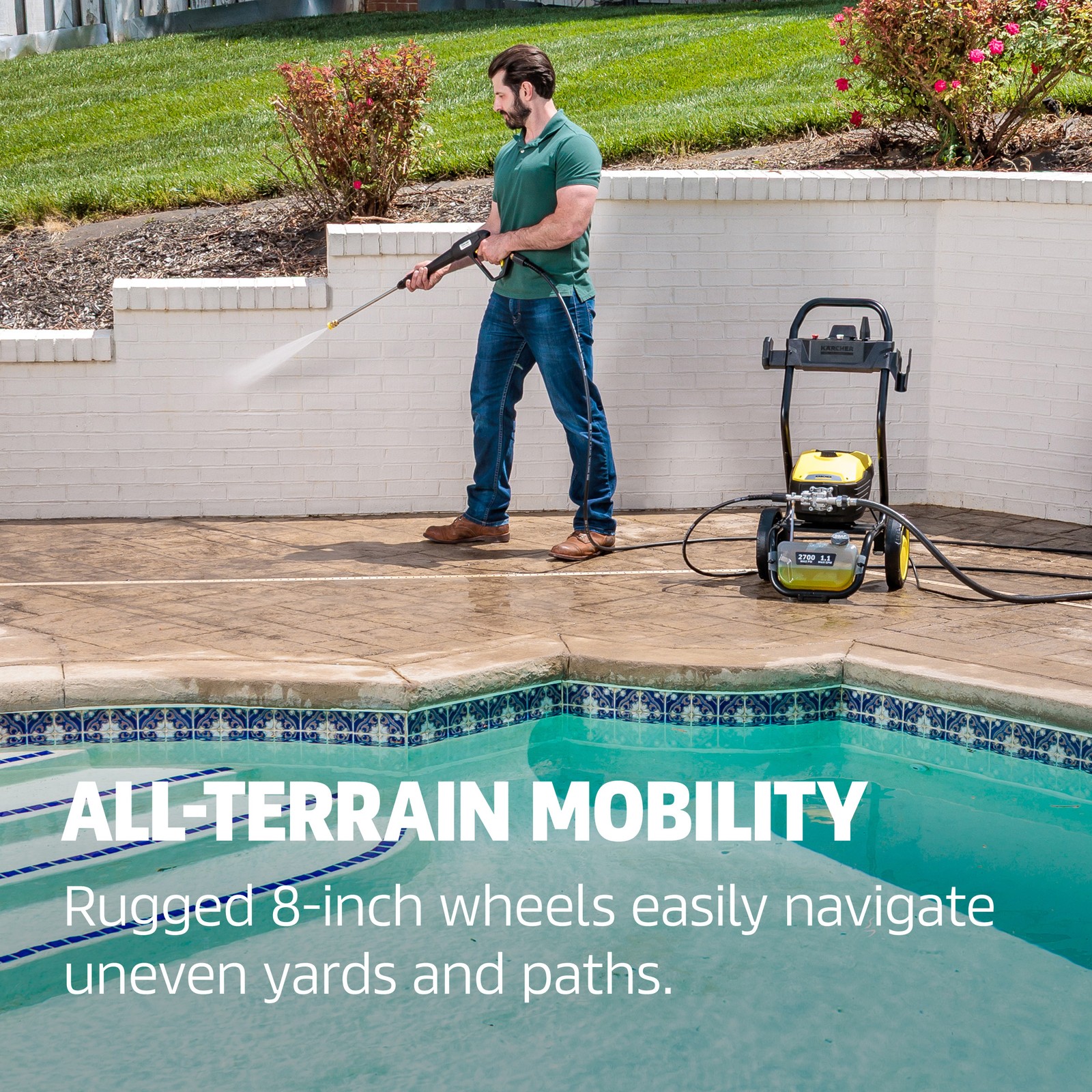 Kärcher K 2700 E 2700 PSI 1.1 max. GPM Pressure Washer, CETA Certified