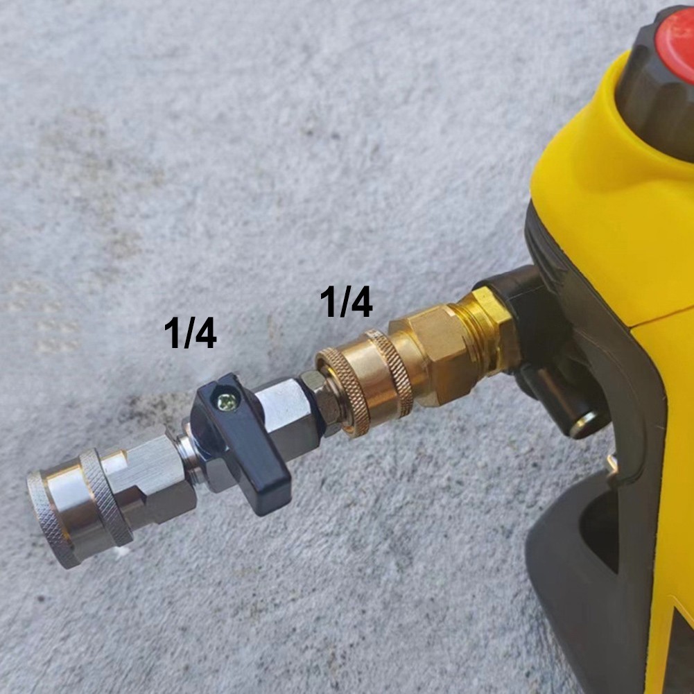 Compact and Efficient 38in High Pressure Washer Ball Valve Adapter Kit