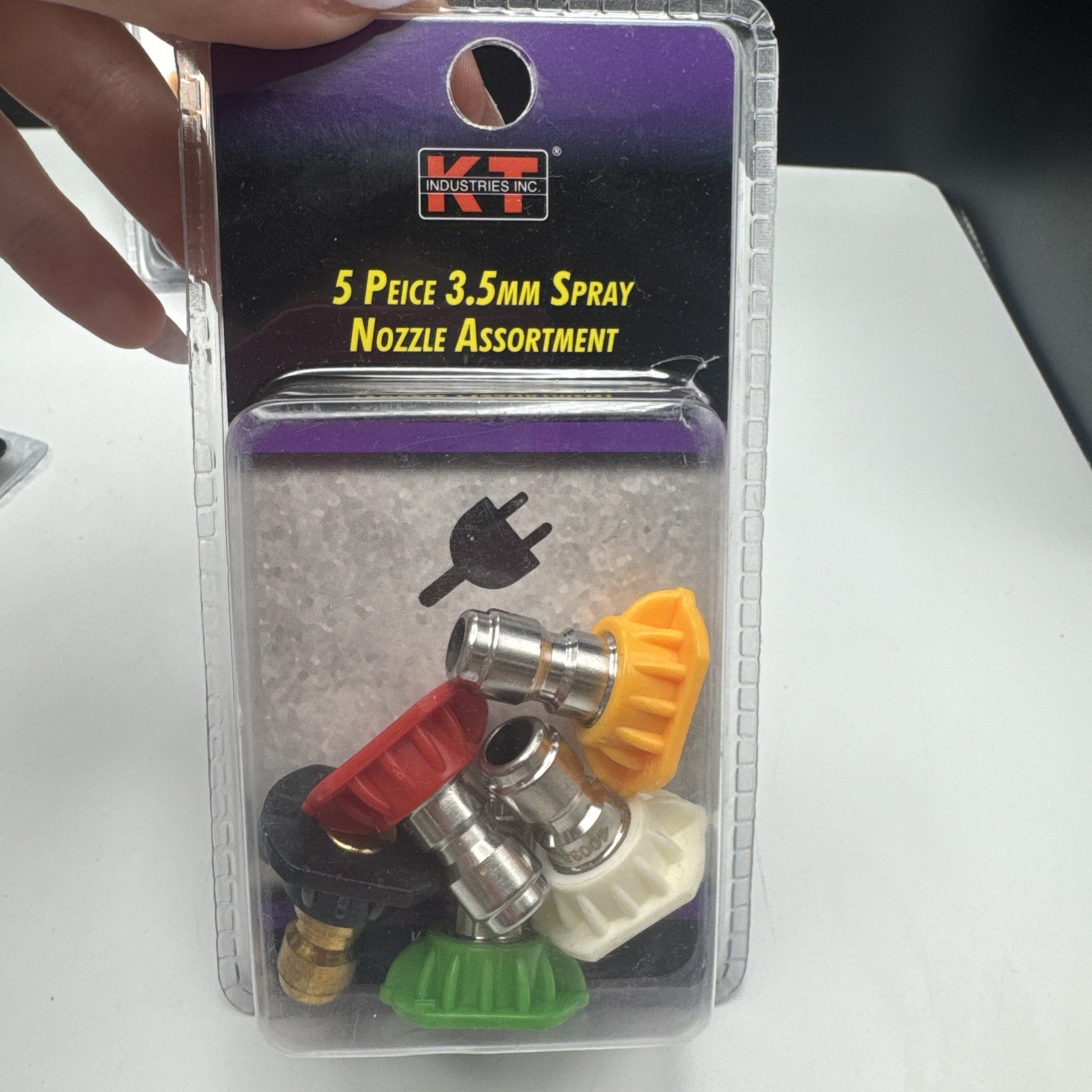 Lot of 9 NEW Assorted Brand Pressure Washer Nozzles 3000 PSI KT Ind Apache Turbo