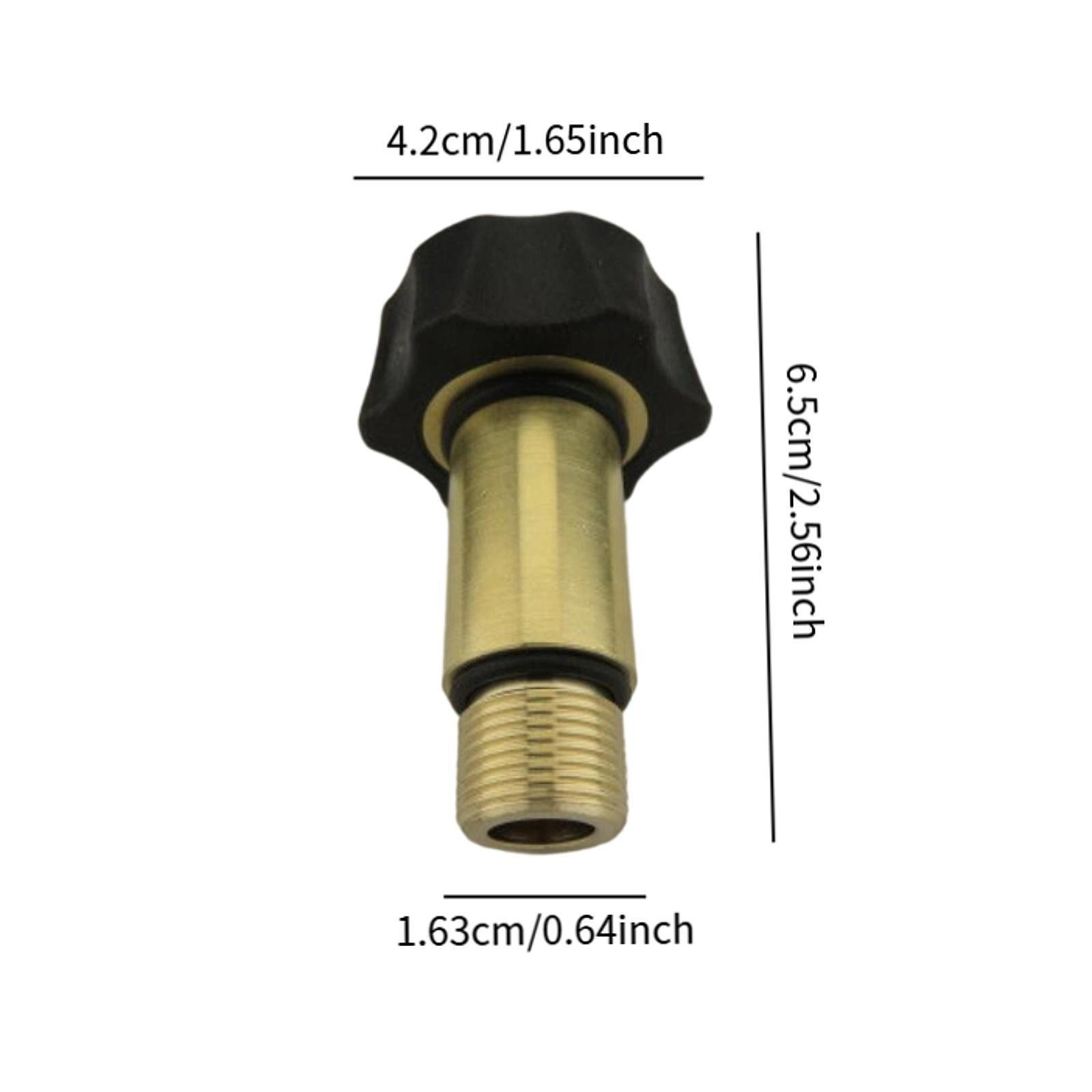 Cleaning Water Inlet Fitting Coupler Sturdy Metal for Pressure Washer Pump