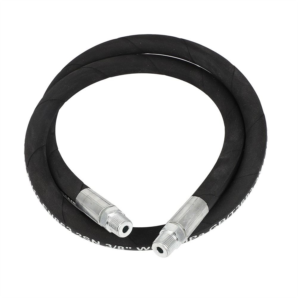4000PSI Pressure Washer Whip Hose – Swivel 4 FT 3/8 NPT Solid + M22 Female