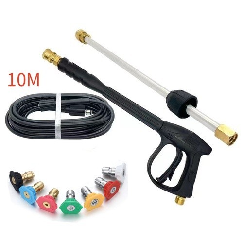 High Pressure 5800PSI Car Power Washer Gun Spray Wand Lance Nozzle and Hose Kit