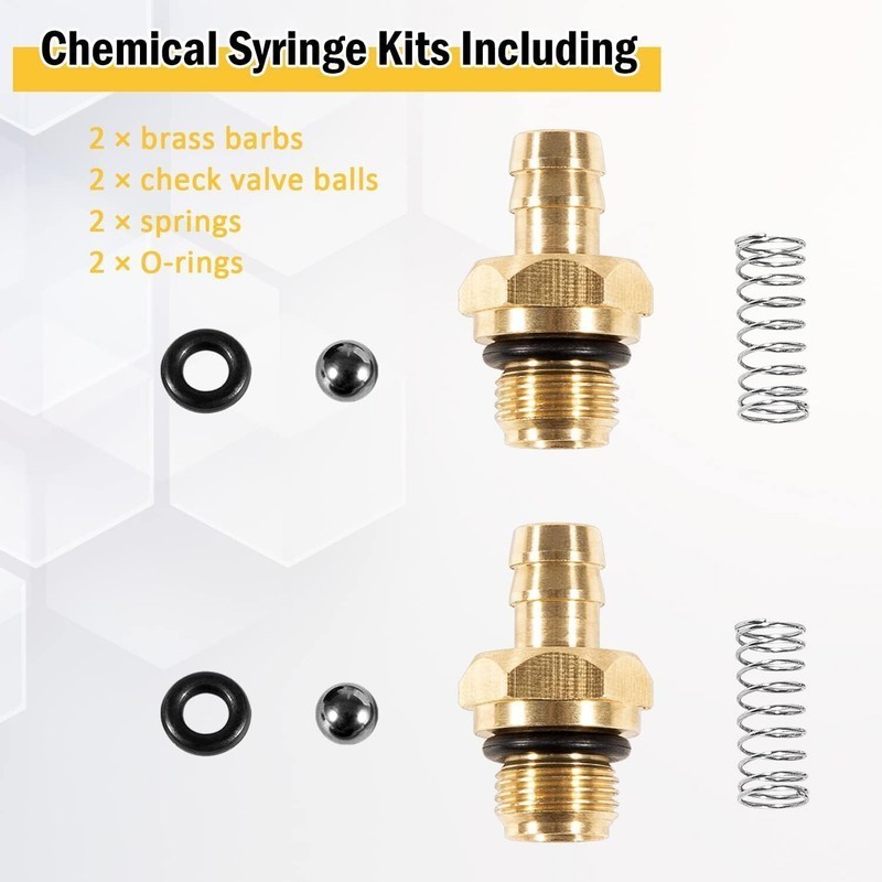Pressure Washer Chemical Soap Injector Kit for Briggs Stratton,Homelite,Ryobi