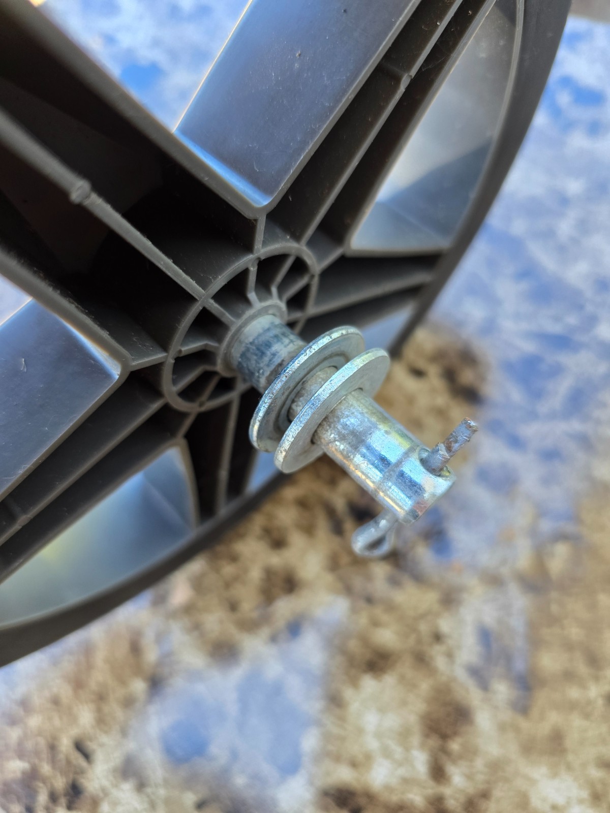 Genuine Wheel Replacement from Husqvarna PW2300 W/Bolt-Washers