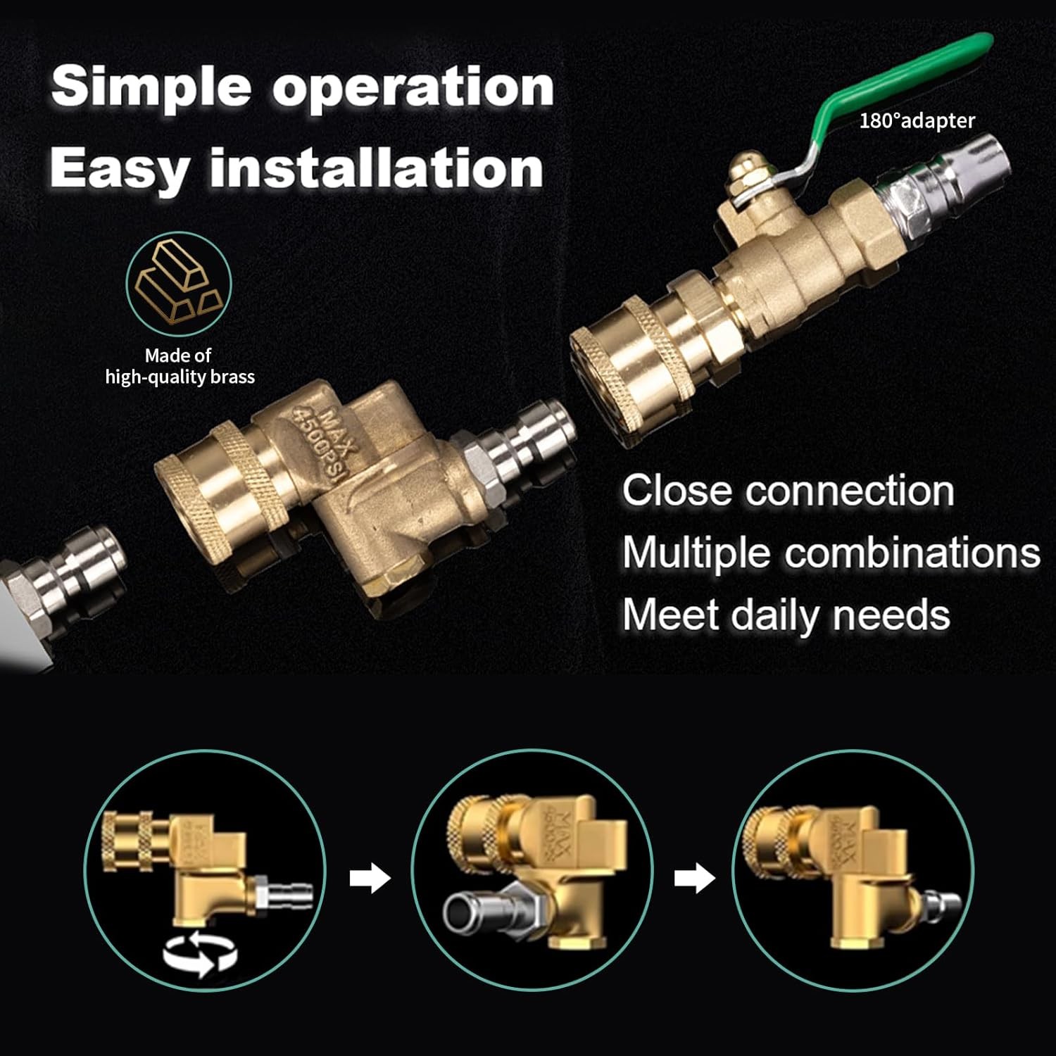 Portable Radiator Cleaning Wand – 31.5″ Flush Tool with Tips & Quick Couplers