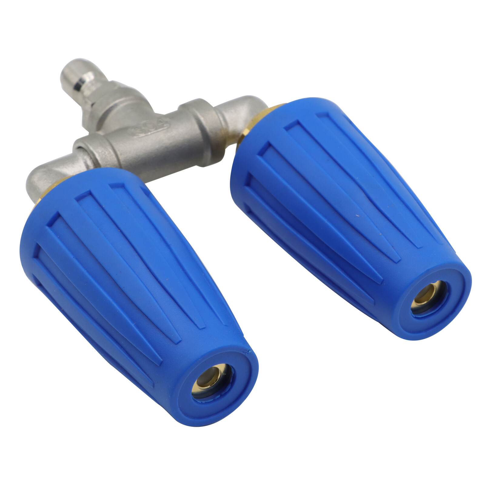 High-Pressure Washer Rotating Dual Turbo Nozzle Spray Tip 1/4″ 4000PSI 4-6GPM US