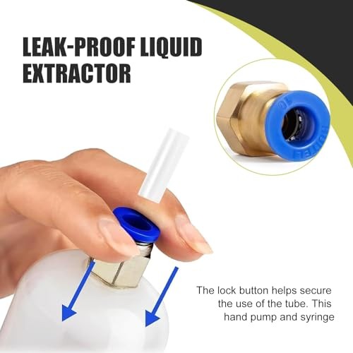 Car Fuel Extractor Pump, 200 CC Manual Oil Changer with Sealing Rubber Ring