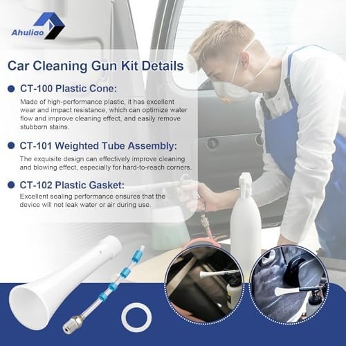 Car Cleaning Gun Kit for Classic Car Cleaning Gun Z-010 and Air Blow Out Tool Z-