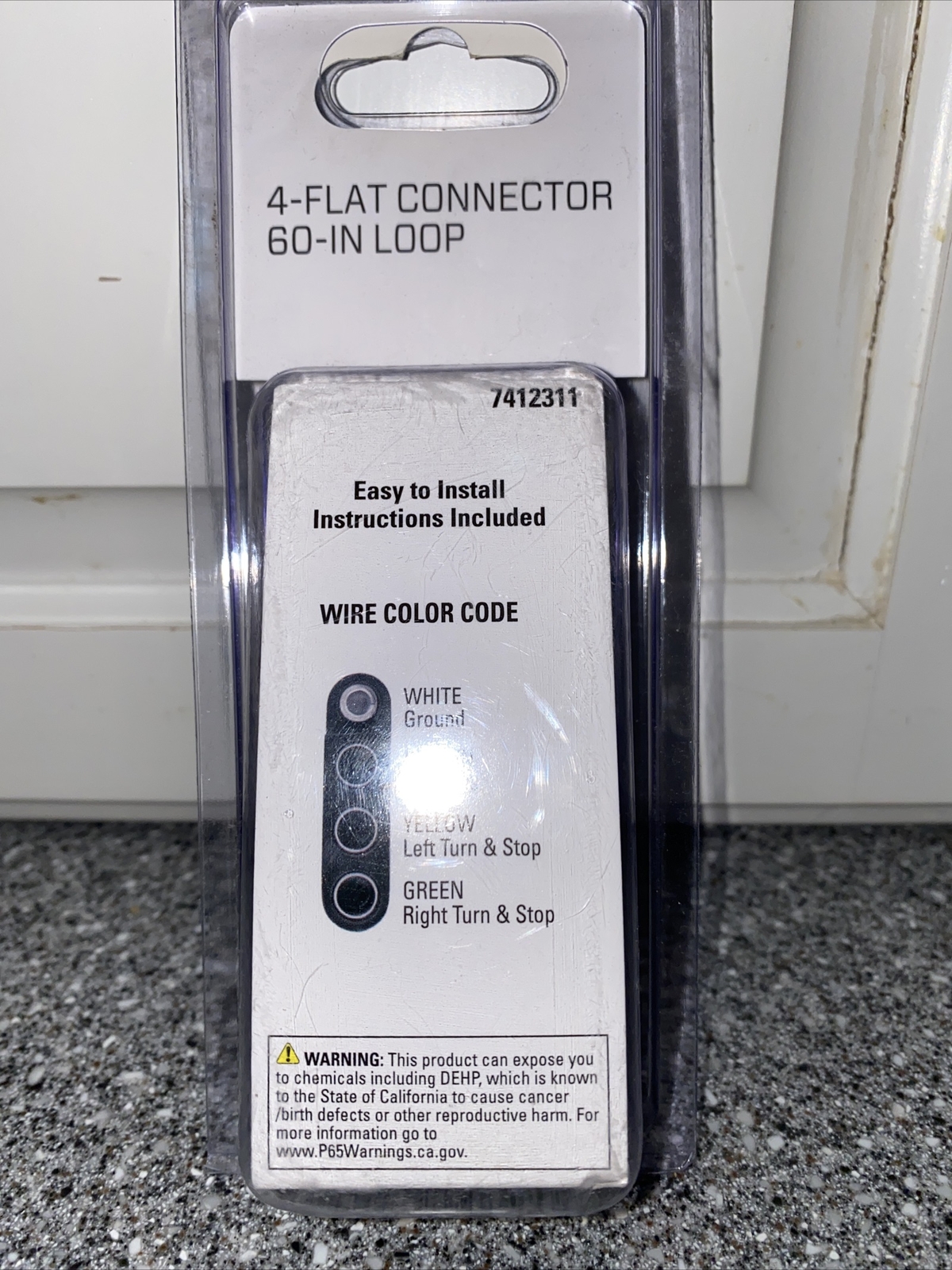REESE #7412311 Bonded Wire 4- Flat Plug