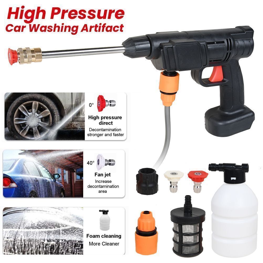 For Makita 18V Cordless Pressure Washer Portable Spray Gun Washer Water Pressure