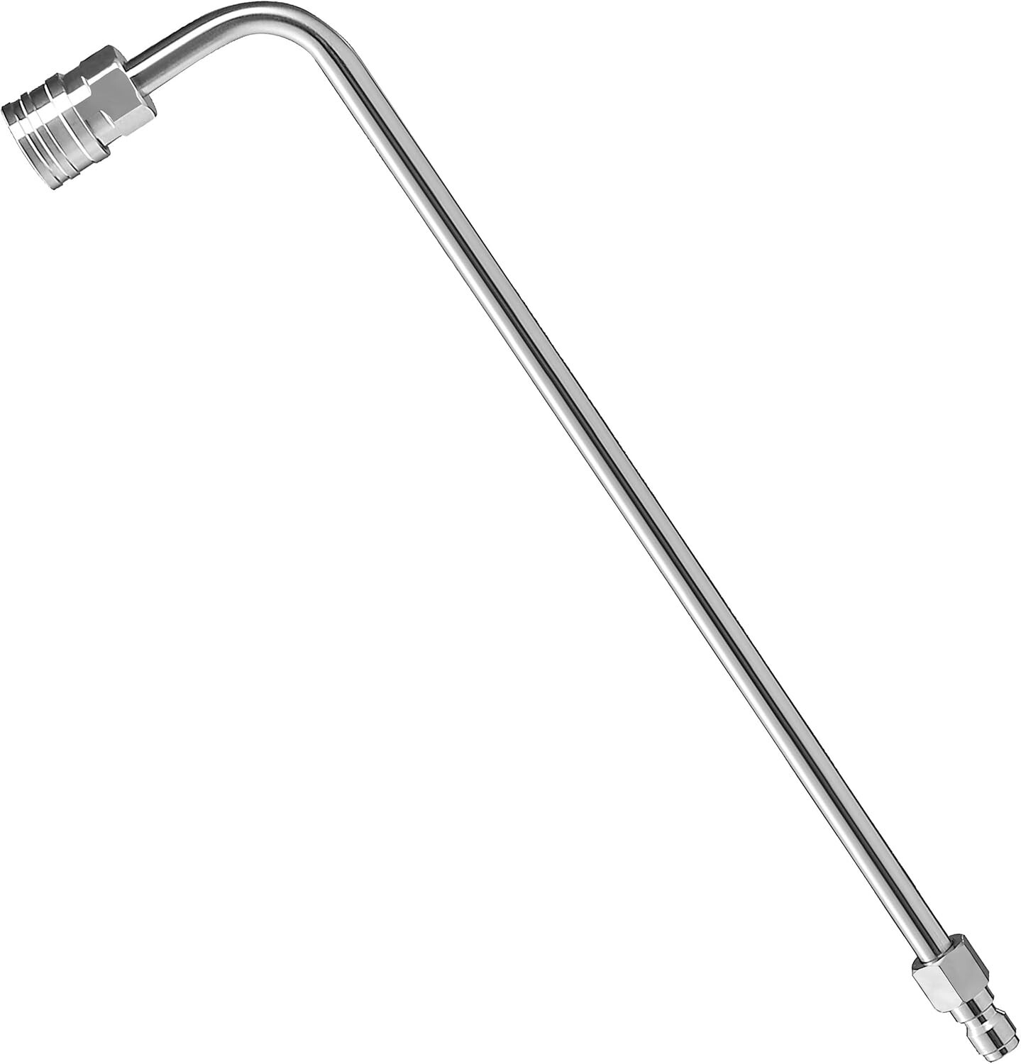 M MINGLE Pressure Washer Wand Extension, 90 Degree Curved Angled, Undercarriage