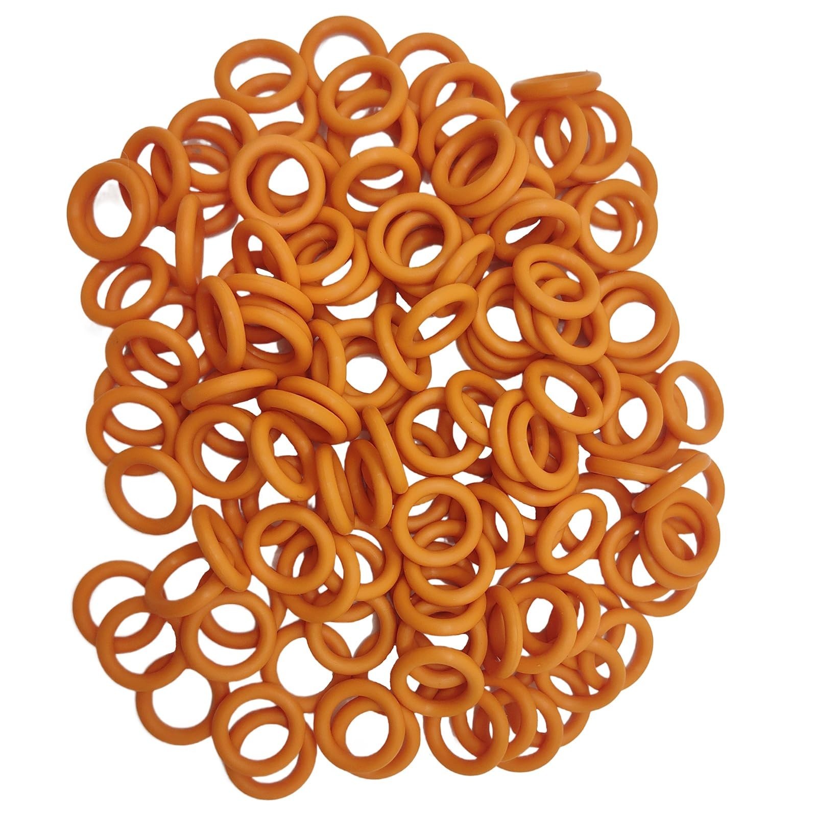 1/4″ Pressure Washer Quick Coupler O-Rings – Orange Seal Kits (100 Pack) – Durab