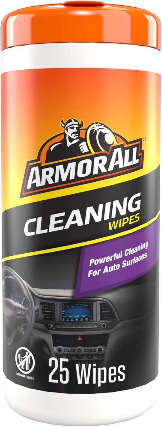 Armor All Car Interior Cleaner Wipes, Car Interior Cleaning Wipes for Dirt and D