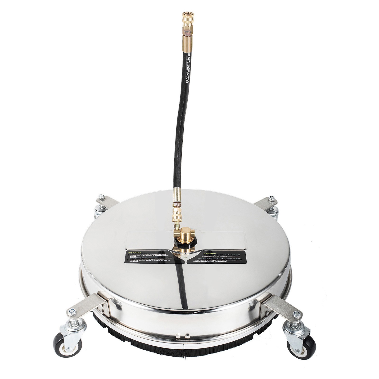 VEVOR 18″ Pressure Washer Surface Cleaner 4000 PSI Stainless Steel 1/4″ QC