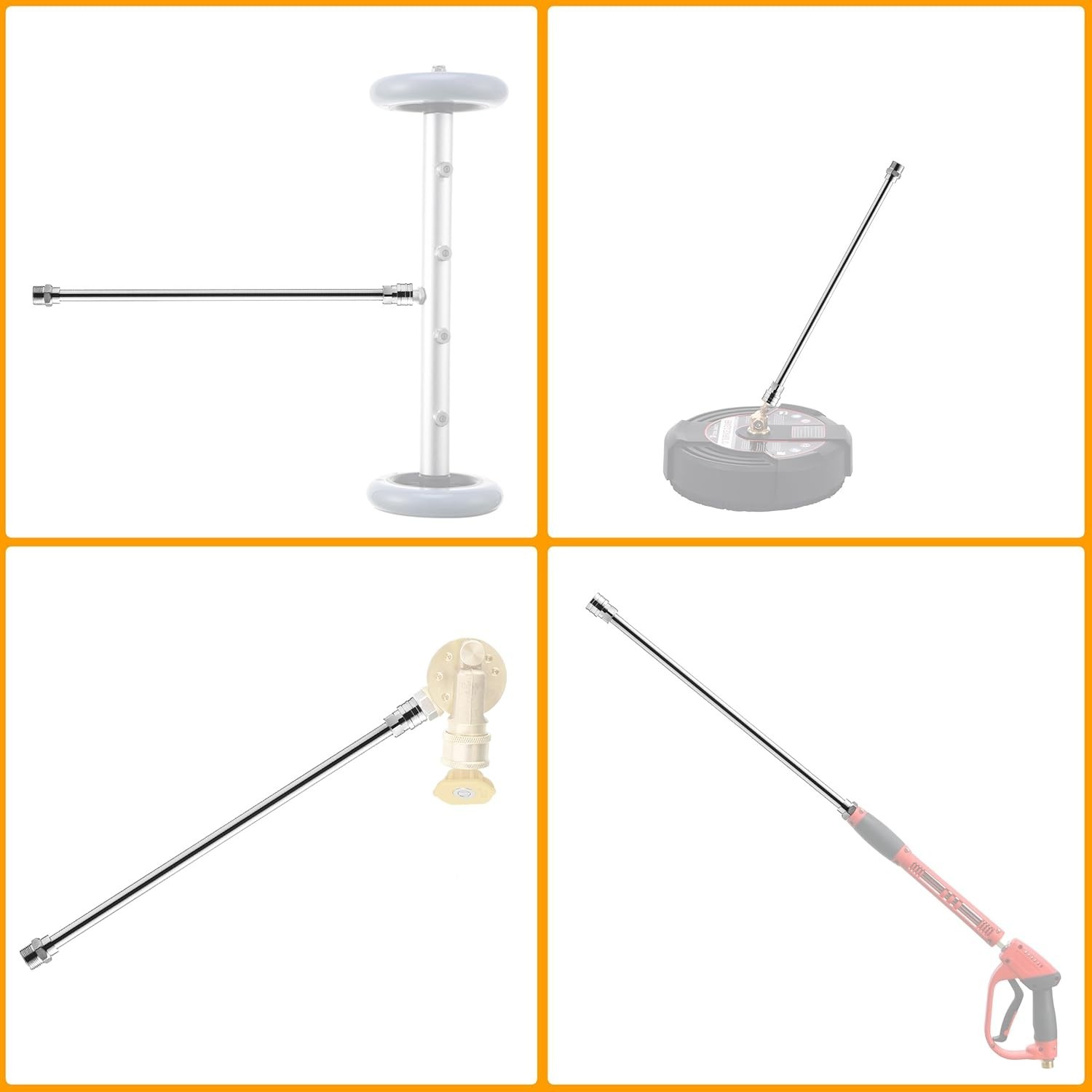 Stainless Steel Extension for Pressure Washer