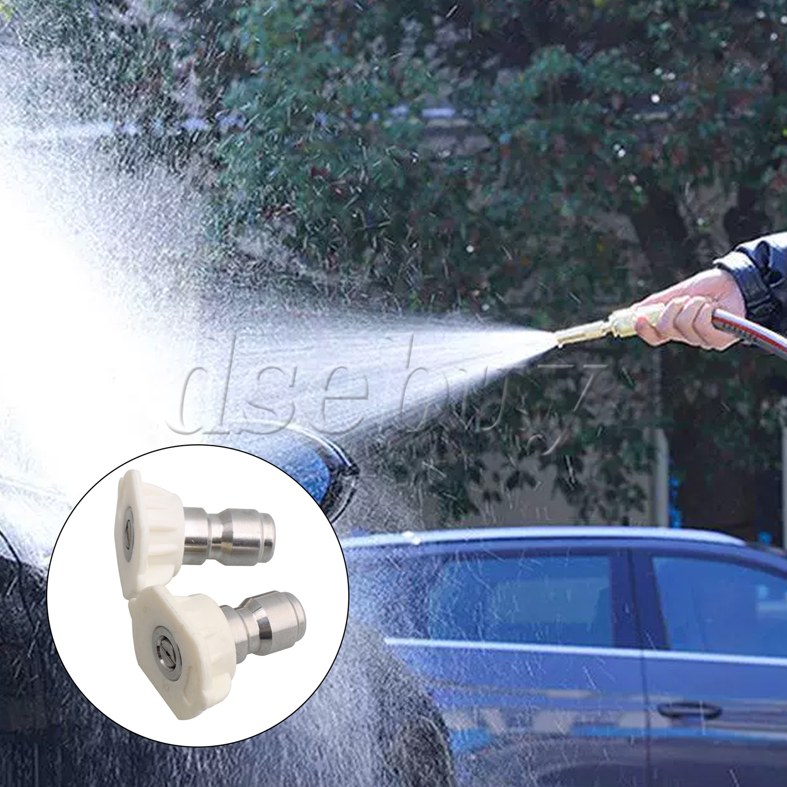 30 Pieces High-Pressure Spray Nozzles Tips 1.0/1.2/1.4/1.6/2.0 mm 40 Degree