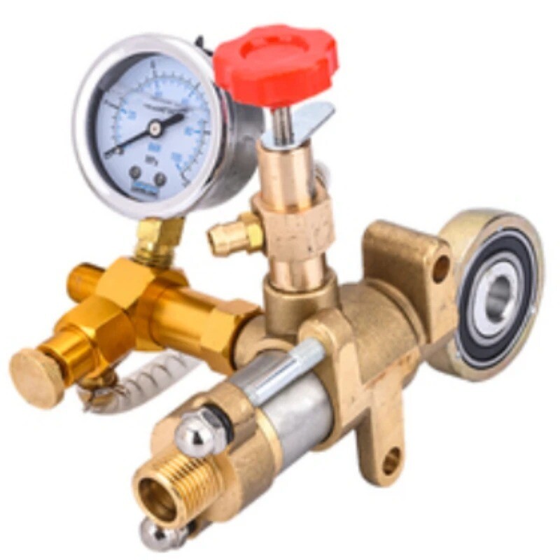 DSY Portable Electric Pressure Test Pump Pressure Gauge Copper Head Pump Body